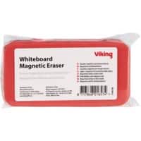 Viking Whiteboardwisser Magnetisch 5,5 x 11,5 cm Rood