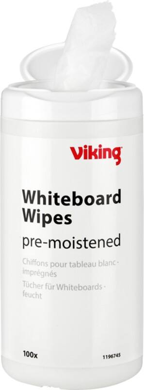 Viking natte whiteboarddoekjes 100 stuks