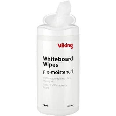 Viking natte whiteboarddoekjes 100 stuks
