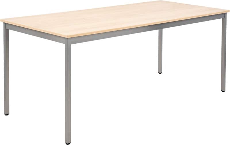 Sodematub Rechthoekig Tafel Beuken IJzer Zilver 1.800 x 800 x 740 mm