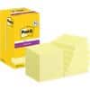 Post-it Super Sticky Notes vierkant 76 x 76 mm blanco geel 654-SSCY-P8/+4 90 12 stuks à 90 vellen (8+4) gratis