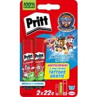 Pritt Lijmstift Paw Patrol 44 g Transparant 2798370 2 Stuks à 22 g