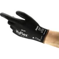 HyFlex Werkhandschoenen PU (Polyurethaan) Maat 10 Zwart 12 Paar