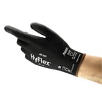 Ansell HyFlex Mechanical Protection Werkhandschoenen PU (Polyurethane) Maat 7 Zwart 12 Paar