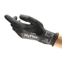 Ansell HyFlex Mechanical Protection Werkhandschoenen Foam, Nitrile Maat 9 Zwart 12 Paar