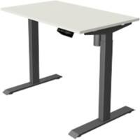 Kerkmann Move 1 Zit-sta-bureau Rechthoekig Wit T-Voet 1.000 (B) x 600 (D) x 1.230 (H) mm Melamine, staal