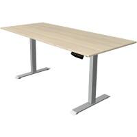 Kerkmann Move 1 Zit-sta-bureau Rechthoekig Ahorn T-Voet 1.800 (B) x 800 (D) x 1.230 (H) mm Melamine, staal