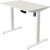 Kerkmann Zit-sta-bureau Move 1 Rechthoekig Elektrisch Hoogteverstelbaar Melamine; staal Wit 1,000 x 800 x 1,230 mm