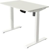 Kerkmann Zit-sta-bureau Move 1 Rechthoekig Elektrisch Hoogteverstelbaar Melamine; staal Wit 1,000 x 600 x 1,230 mm