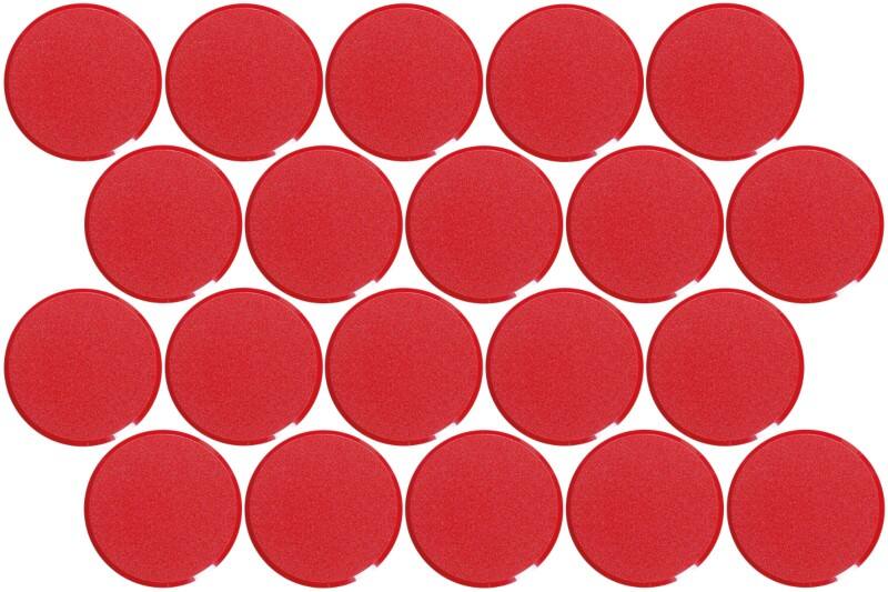 Maul SuperMagnet Whiteboard-magneten Rood 2 kg draagkracht 33 mm 20 Stuks