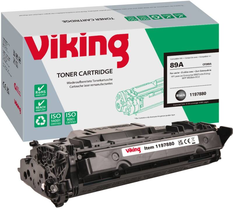 Compatibel Viking HP289A Tonercartridge CF289A Zwart