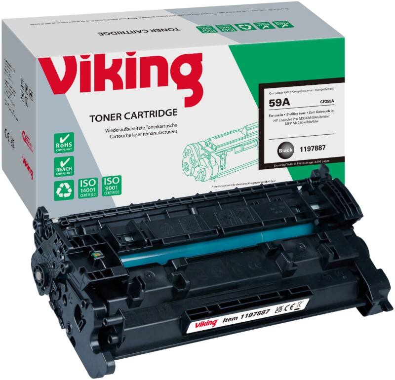 Compatibel Viking HP CF259A Tonercartridge Zwart