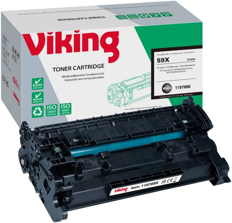 Compatibel Viking HP 59X Tonercartridge CF259X Zwart