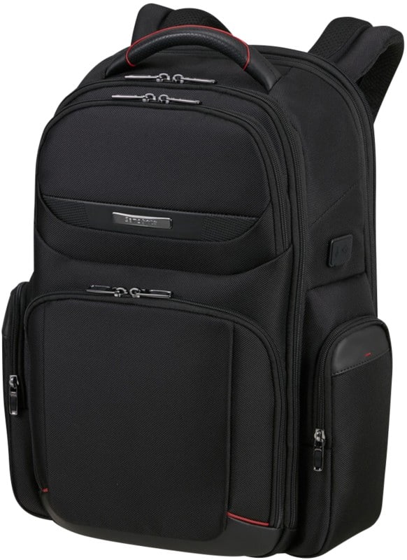 Samsonite Laptoprugzak SA2101 17.3 Inch Ballistisch nylon, lederen details, gerecycled polyester 32 x 24 x 46 cm Zwart