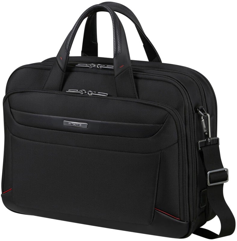 Samsonite Laptoptas SA2098 15.6 Inch Ballistisch nylon, lederen details, gerecycled polyester 30,5 x 20 x 42 cm Zwart
