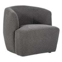 euroseats Copenhagen Fauteuil Vaste armleuning Antraciet Roma 780 x 810 x 750 mm