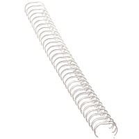 Fellowes Draadbindruggen A4 10 mm 61-80 Metaal Zilver 100 Stuks