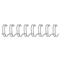 Fellowes Draadbindruggen A4 6 mm 1-35 Metaal Zilver 100 Stuks