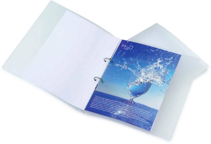 Rapesco 25 mm Ringband PP (Polypropeen) A4 2 Ringen Transparant 10 Stuks