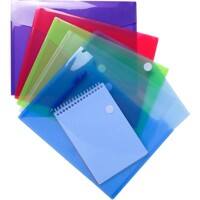 Exacompta Documentmap 56420E A4 PP Staand en liggend 24,5 (B) x 33,5 (D) x 1,2 (H) cm Gekleurd 5 stuks