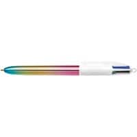 BIC 4 Colours Gradient inklapbaar Balpen Multikleur 0.4 mm Medium Balpen Navulbaar