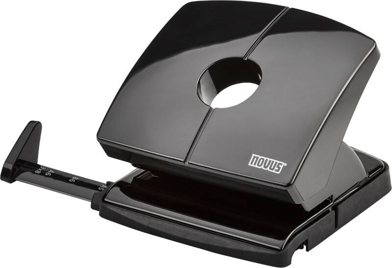 Novus NOVUS OFFICE 2 Gaten Perforator Kunststof, Metaal 20 Vellen 025-0630 Zwart