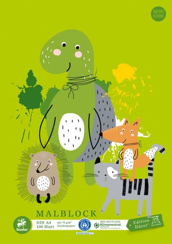 Staufen Dürer Green Tekenpapier A4 100 vellen 70 g/m² 2 motieven Multikleur