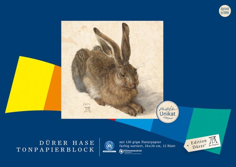 Staufen Dürer Green Knutselpapier 24 x 34 cm 12 vellen 130 g/m² Multikleur