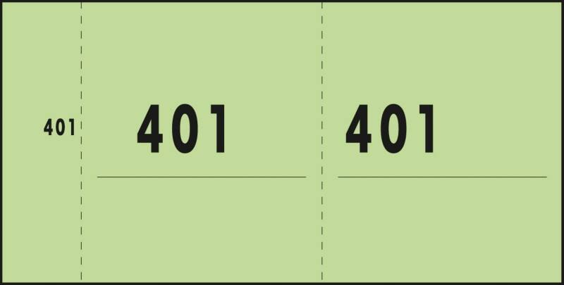 Sigel Nummerblok Niet geperforeerd Pak van 10