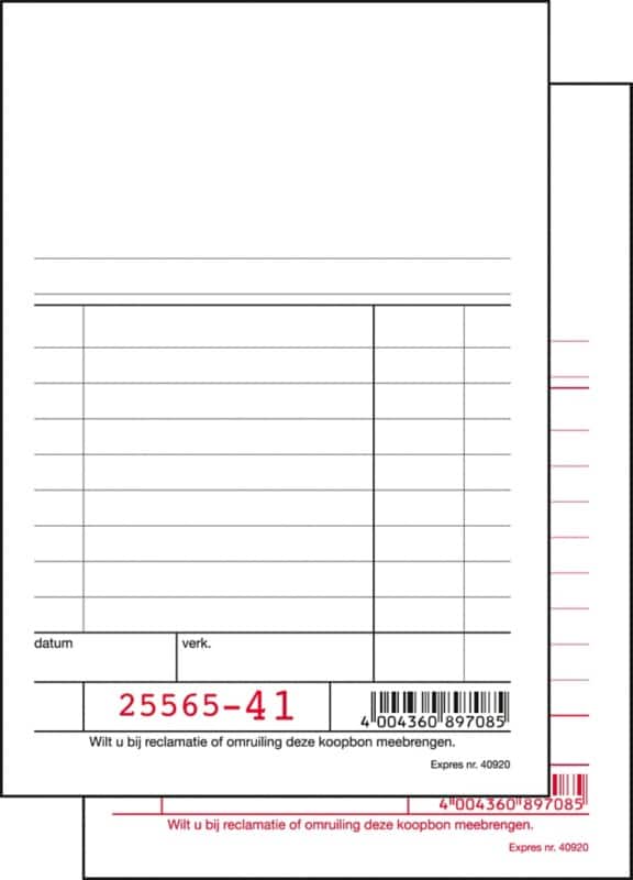 Sigel Kassablok Niet geperforeerd