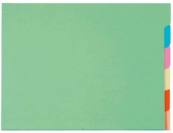 Exacompta Sorteermap 336000E Kleurenassortiment Karton 2432 cm 60 Stuks