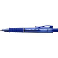 Faber-Castell Poly Ball View Met drukknop Balpen Blauw 0,6 mm Extra breed Navulbaar