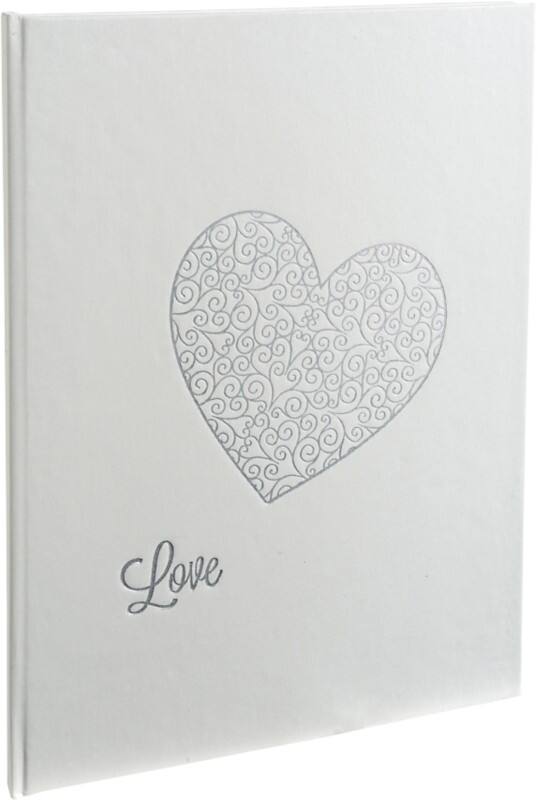 Exacompta Gastenboek Karton, PU (Polyurethaan), PVC (Polyvinylchloride) Wit 4754E 22 (B) x 27 (D) x 1,5 (H) cm 3 Stuks