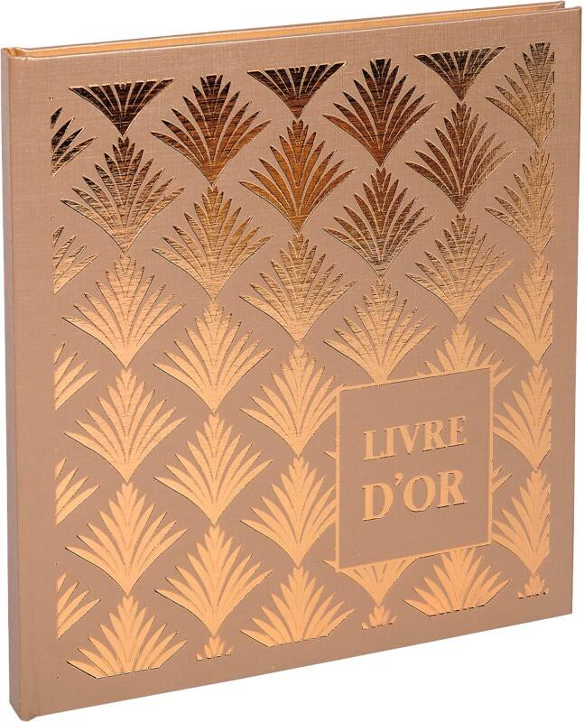 Exacompta Gastenboek Karton, papier Nude 9522E 22 (B) x 20 (D) x 1,5 (H) cm 2 Stuks