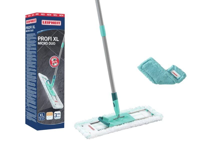 LEIFHEIT Profi XL Mop met steel Turkoois 42 (B) x 146 (H) cm 55170
