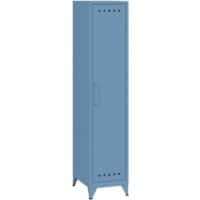 Bisley Fern Garderobekast Metaal Niet afsluitbaar 380 x 510 x 1.800 mm Blauw