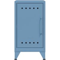Bisley Fern Garderobekast Metaal 1 Legbord Deur links openend 380 x 400 x 725 mm Blauw