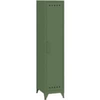 Bisley Fern Garderobekast Metaal 1 Legbord 380 x 510 x 1,800 mm Olijfgroen