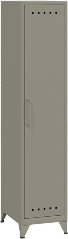 Bisley Fern Garderobekast Metaal 3 Planken 380 x 510 x 1.800 mm Lichtgrijs