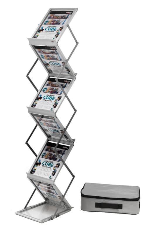 Deflecto A4 Folderhouder Zilver 36100 275 (B) x 370 (D) x 1,500 (H) mm