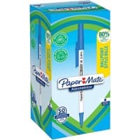 Papermate Kilometrico Balpen Blauw Medium 0,7 mm 50 Stuks