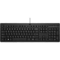 HP 125 Series Toetsenbord Bedraad QWERTY Zwart 266C9AA