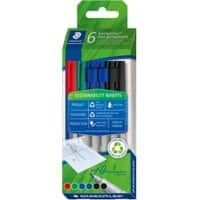 STAEDTLER OHP-marker Kleurenassortiment Pak van 6