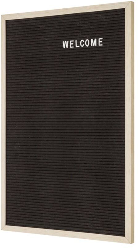 SHOWDOWN Letterbord 40 (B) x 60 (H) cm Zwart