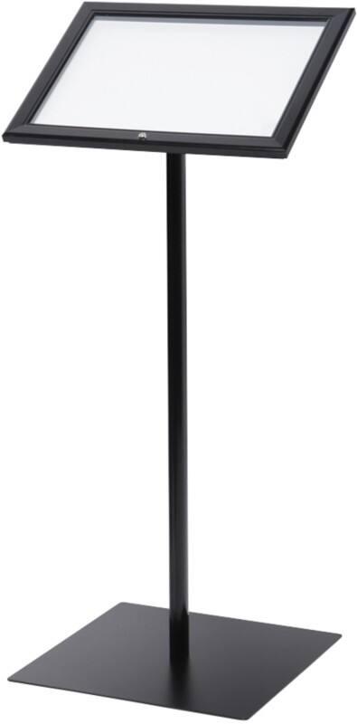 SHOWDOWN Menubord A4 Aluminium Zwart MBSCZN2xA4C9005