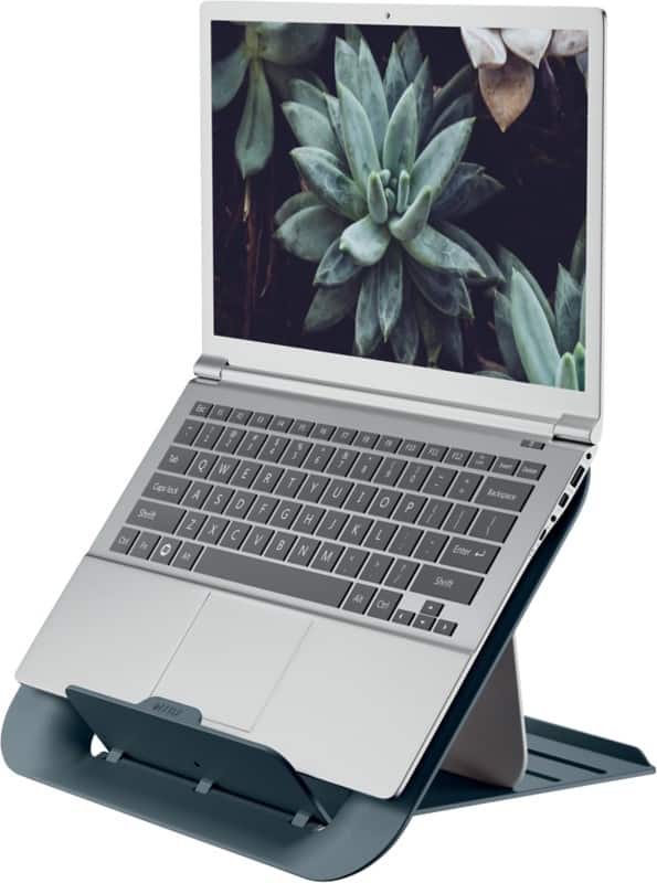 Leitz Ergo Cosy Ergonomische Laptopstandaard Hoogteverstelbaar Met koelstand 6426 Tot 17 inch Grijs
