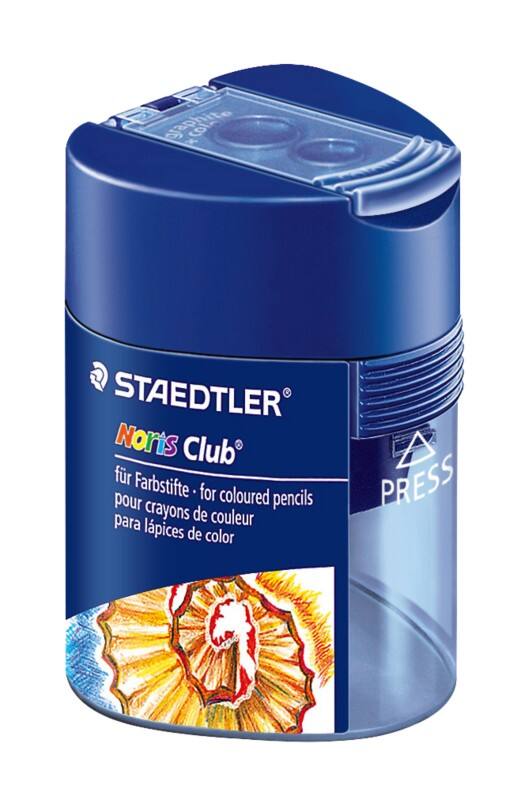 STAEDTLER Puntenslijper met dubbel gat 512128 Blauw