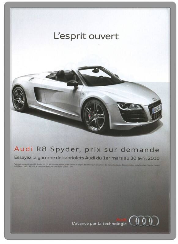 Djois magneto A1 Displayframe Zelfklevend Grijs Klevend PVC (Polyvinylchloride) 191950 63,6 (B) x 0,2 (D) x 88,3 (H) cm