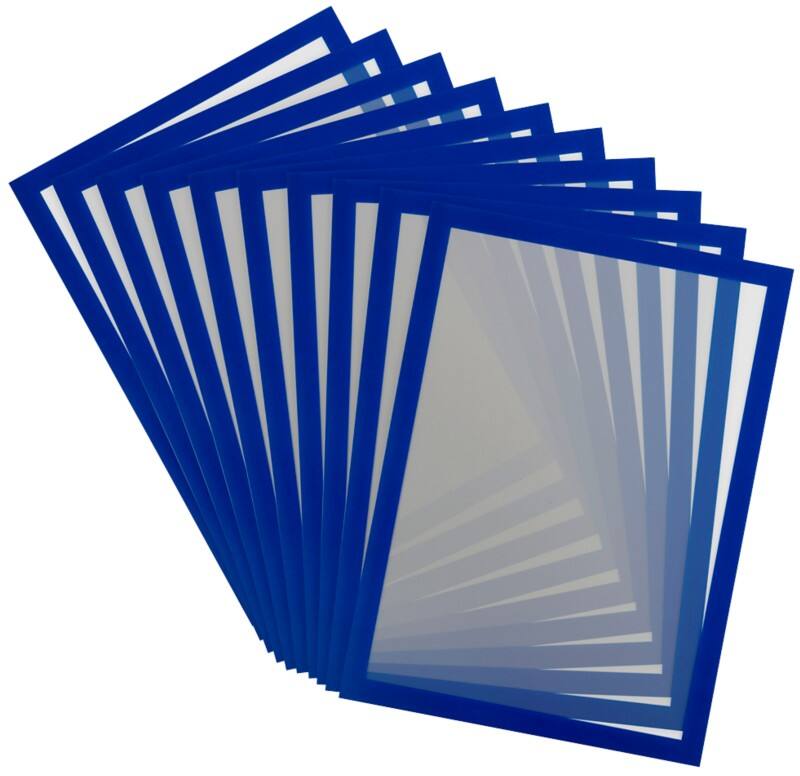 Djois magneto A4 Displayframe Magnetisch Blauw PVC (Polyvinylchloride) 195231 23 (B) x 0,2 (D) x 31,7 (H) cm 10 Stuks