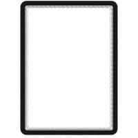 Djois Magneto A4 Displayframe Zelfklevend Zwart PP, PVC 194957 23 (B) x 0,2 (D) x 31,7 (H) cm 2 Stuks